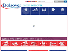 Tablet Screenshot of bolsover.gov.uk